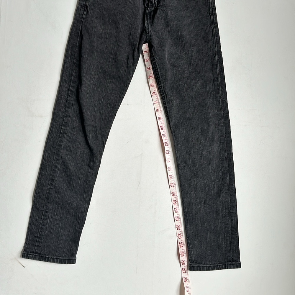 LEVIS 508 men’s washed black straight leg jeans 29X30 regular taper - Picture 6 of 9
